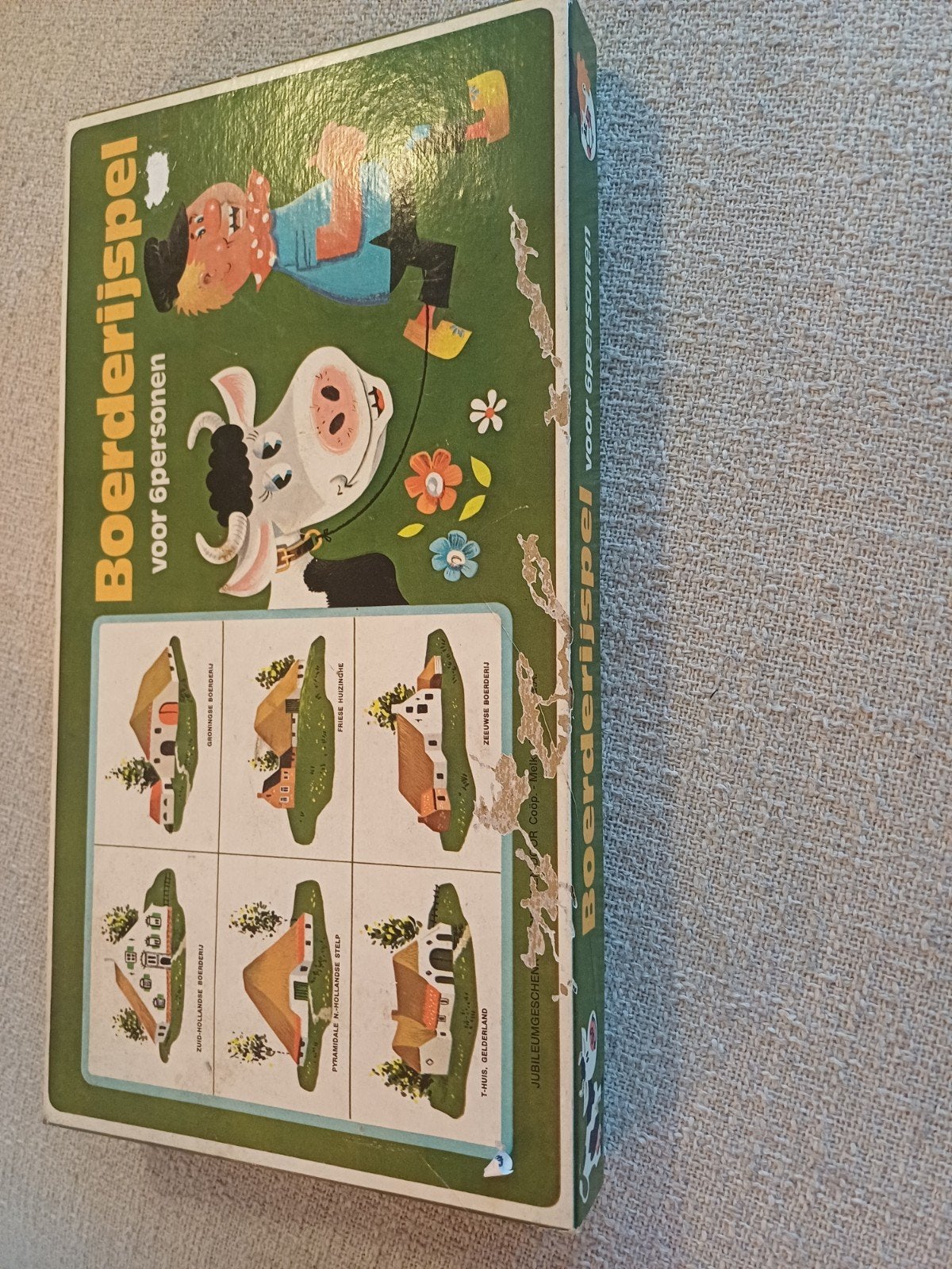 Vintage Boerderijspel voor 6 personen - Compleet, Hobby en Vrije tijd, Vijf spelers of meer, Ophalen of Verzenden, Gebruikt, Jubileumeditie