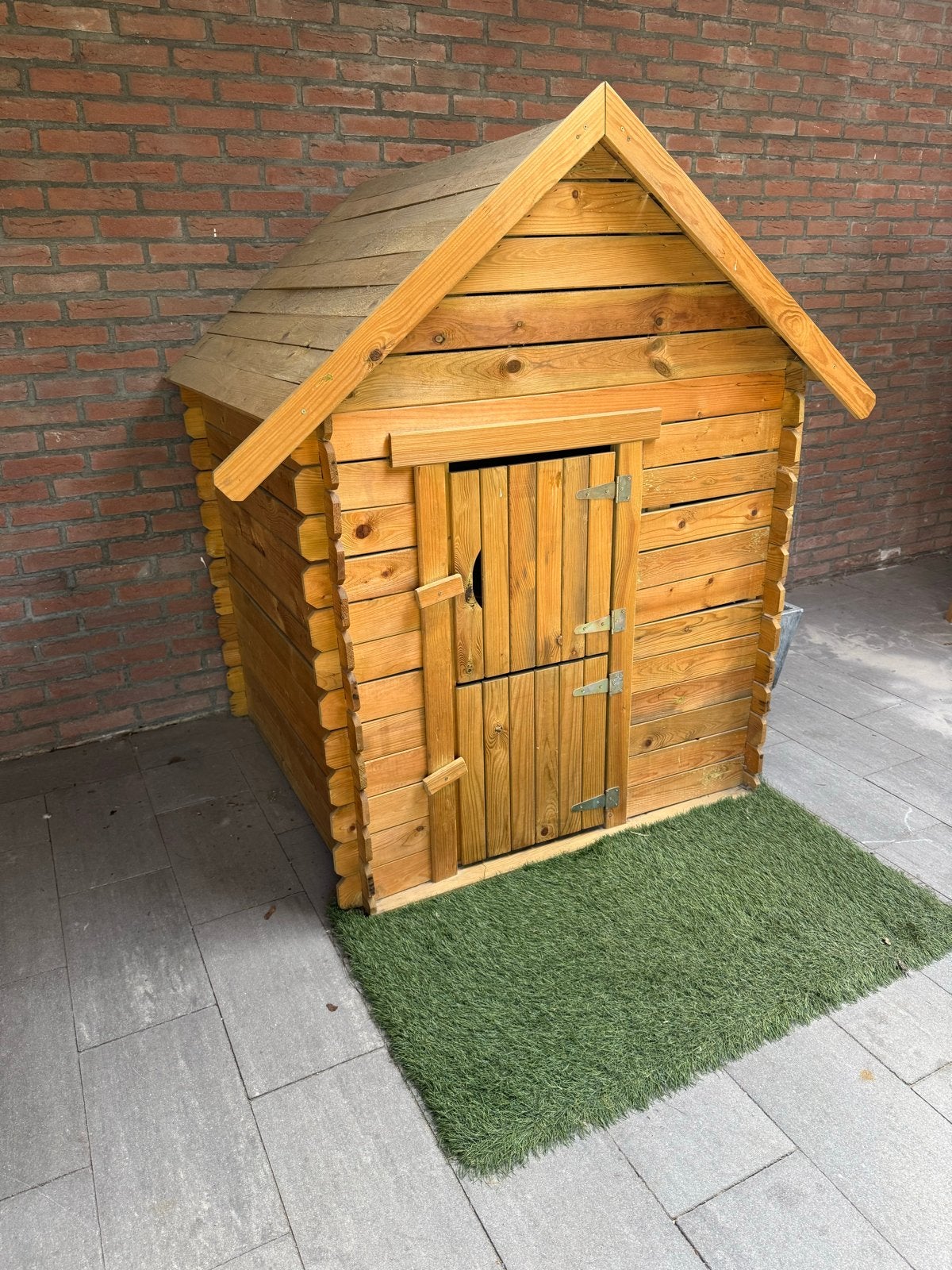 Houten speelhuisje voor kinderen, Ophalen, Zo goed als nieuw, Hout
