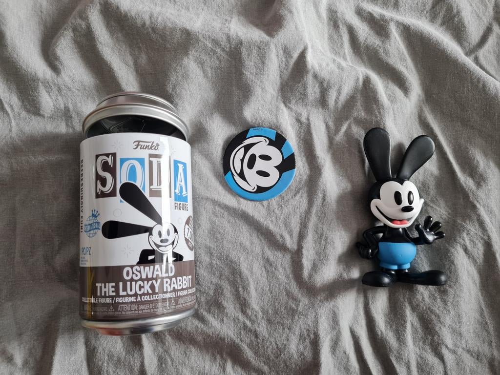 Funko Soda Oswald The Lucky Rabbit verzamelblikje, Ophalen of Verzenden