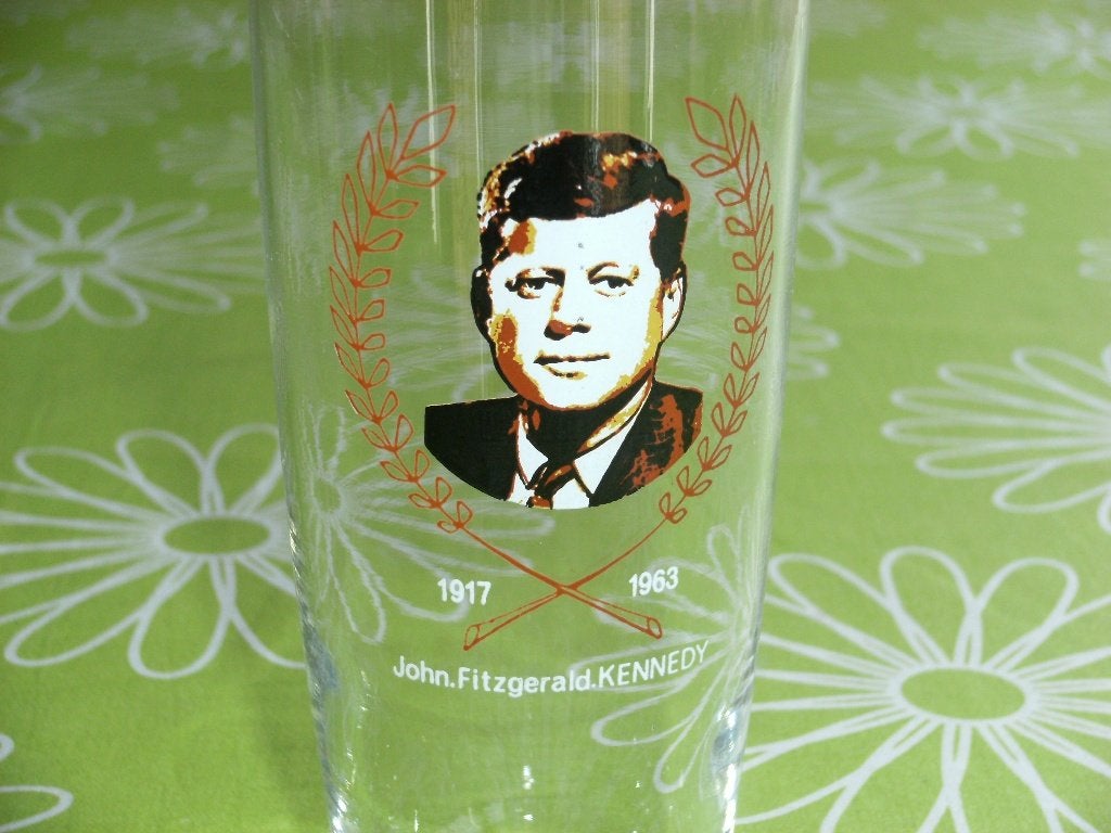 Bierglas John F Kennedy (1917 - 1963), Verzamelen, Ophalen of Verzenden, Zo goed als nieuw