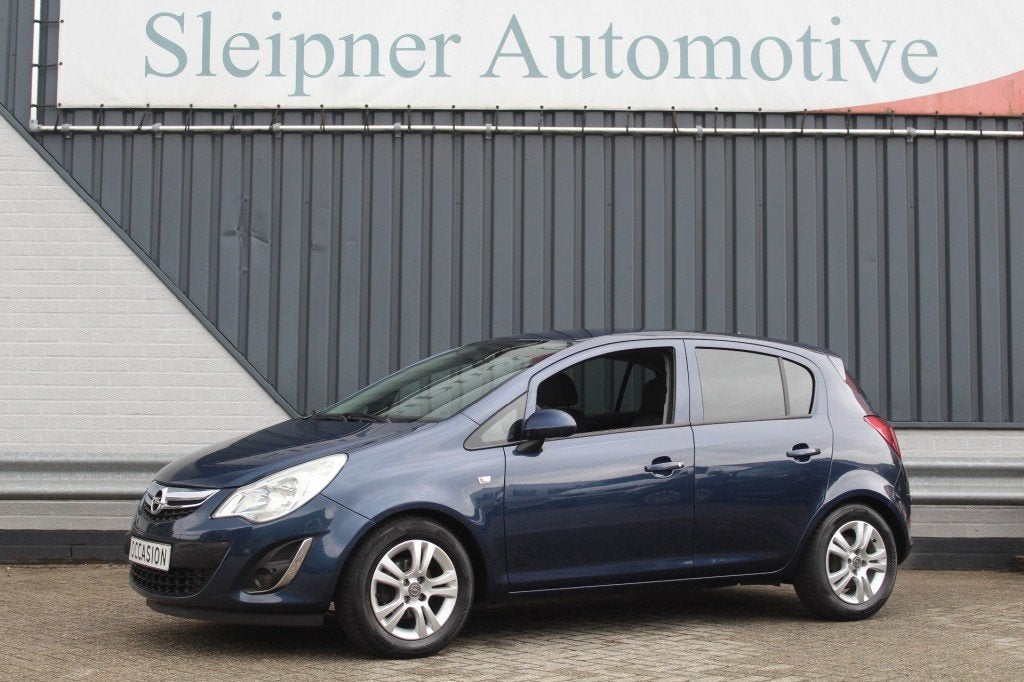 Opel CORSA Opel Corsa 1.4 Satellite, Airco, 5 drs/ nieuwe di, Auto's, Elektrische ramen, Gebruikt, Blauw, Origineel Nederlands
