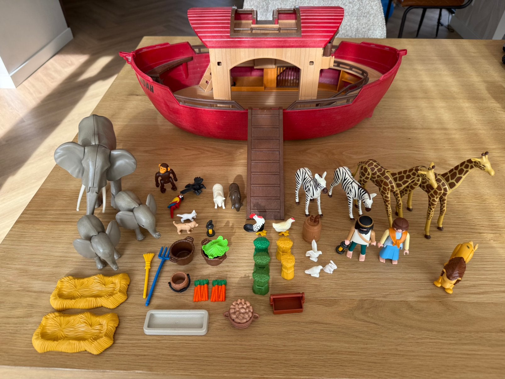 Playmobil Ark van Noach, Ophalen, Zo goed als nieuw, Complete set, Boot/Schip