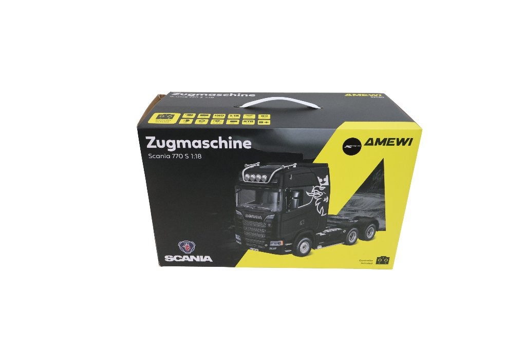 Amewi Scania 770S 1/18 zwart, Ophalen of Verzenden, Nieuw, Overige schalen, Onderdeel