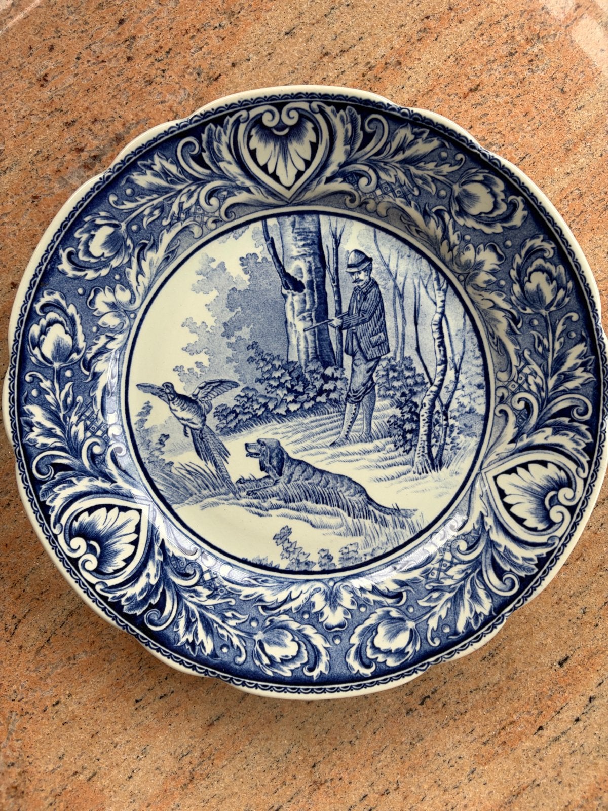 Delfts Blauw hangbord Royal Sphinx P. Regout Maastricht, Ophalen of Verzenden