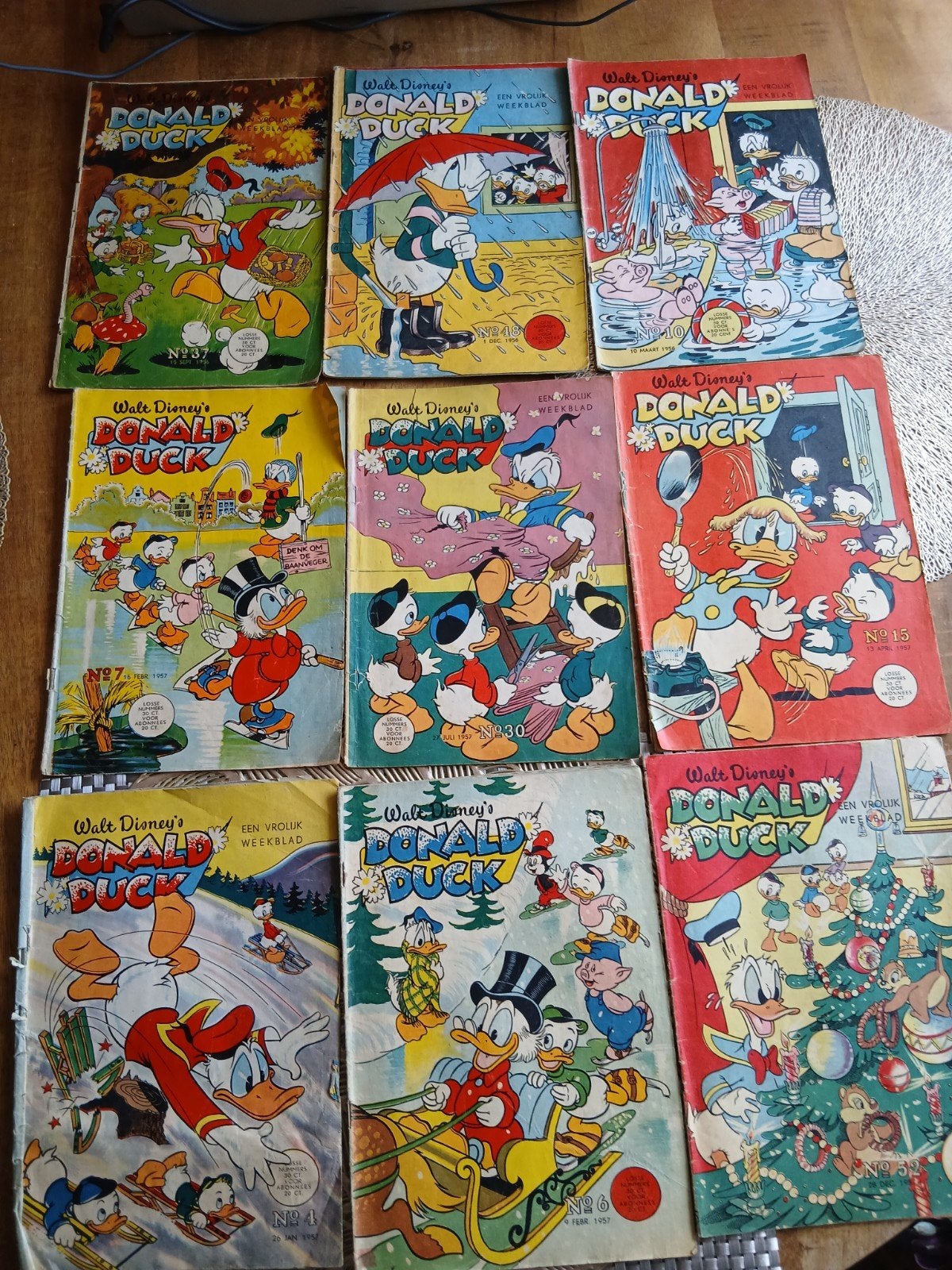 donald ducks 1956 1957, Boeken, Ophalen of Verzenden, Gelezen