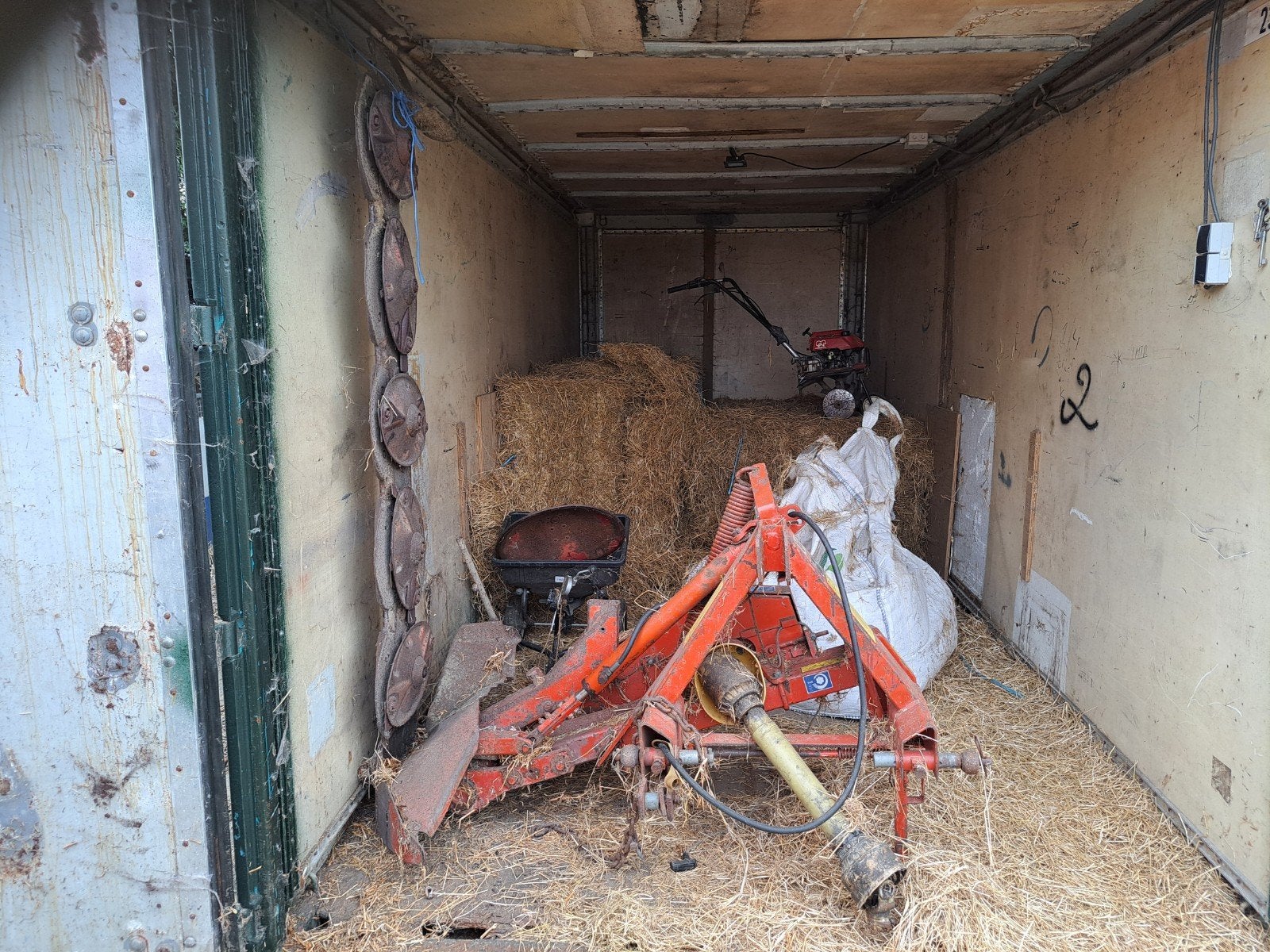 Kuhn schijvenmaaier, Ophalen