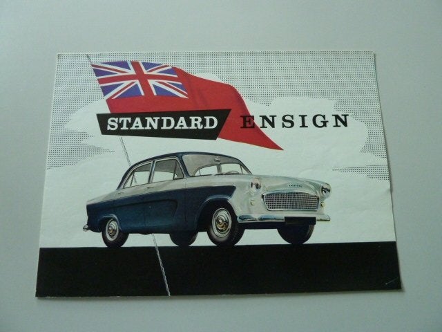 1959 Standard Ensign Brochure USA & Canada, Verzenden, Gelezen, Overige merken