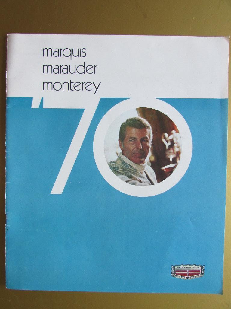 1970 Mercury full-size modellen prestige brochure, Engels, Ophalen of Verzenden, Zo goed als nieuw, Overige merken
