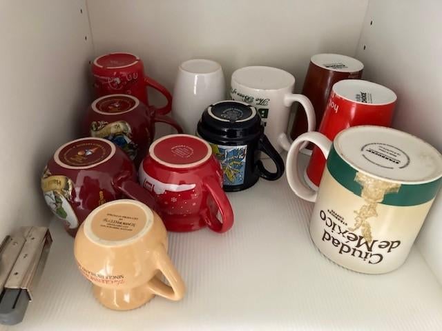Drinkmokken, Huis en Inrichting, Keuken | Servies, Ophalen, Gebruikt, Overige stijlen, Kop(pen) en/of Schotel(s)