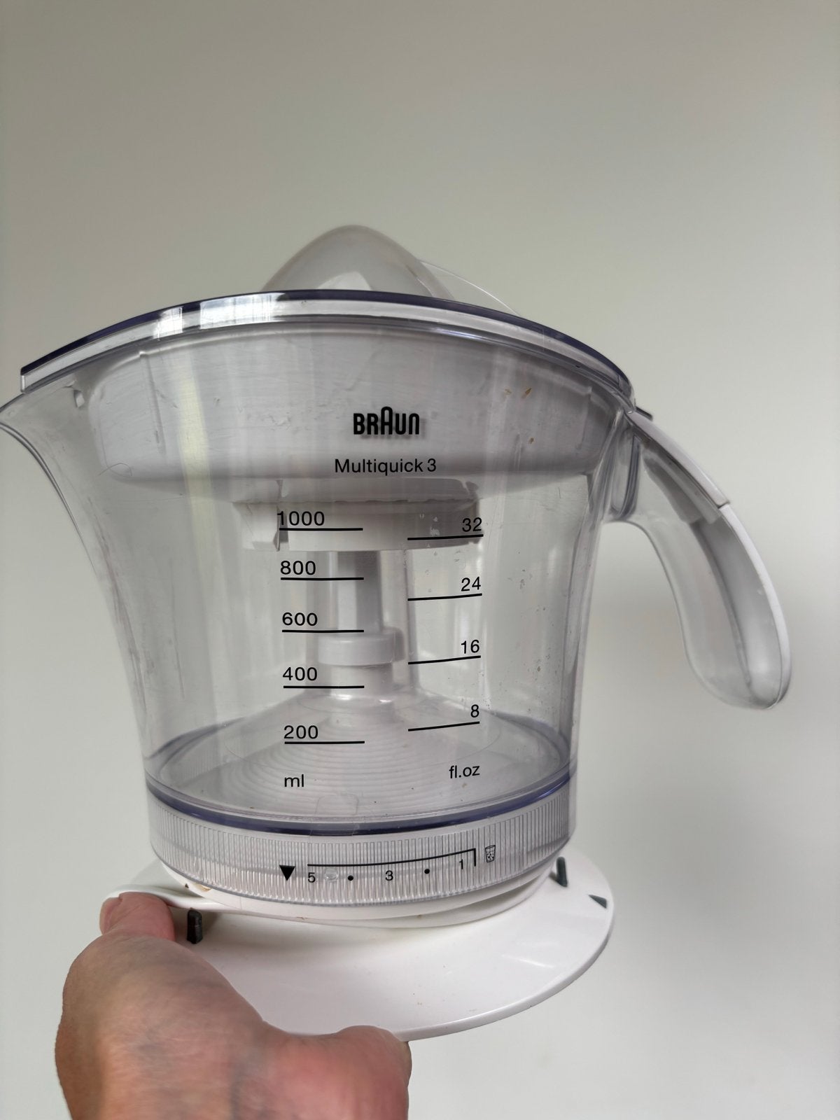 Braun Multiquick 3 Citruspers - Zo goed als nieuw, 1 tot 2 liter, Ophalen, Zo goed als nieuw, 3 snelheden of meer