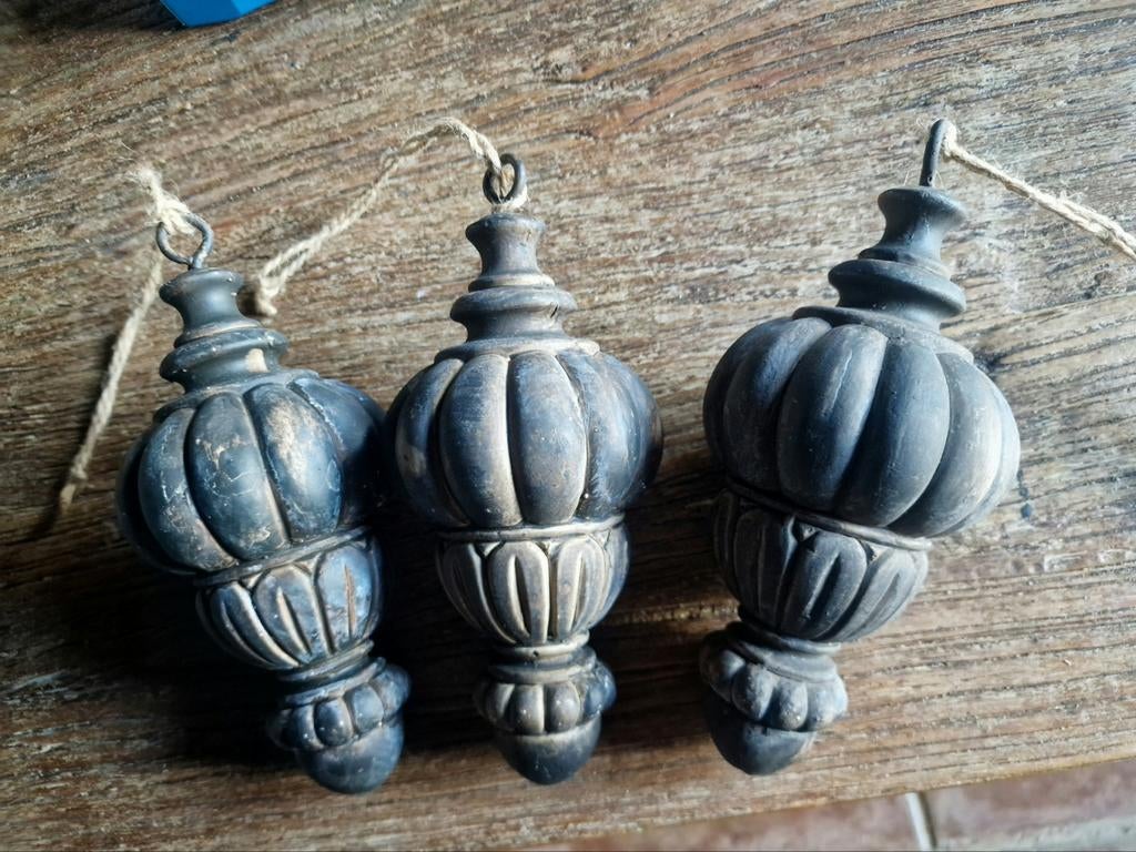3 grote hang ornamenten 20 cm, Ophalen, Zo goed als nieuw