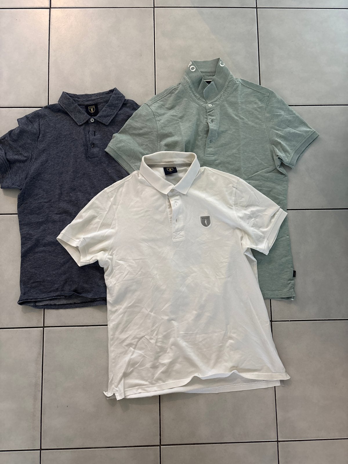 3 Cavallaro Napoli polo's maat L, Ophalen, Gedragen, Maat 52/54 (L), Overige kleuren