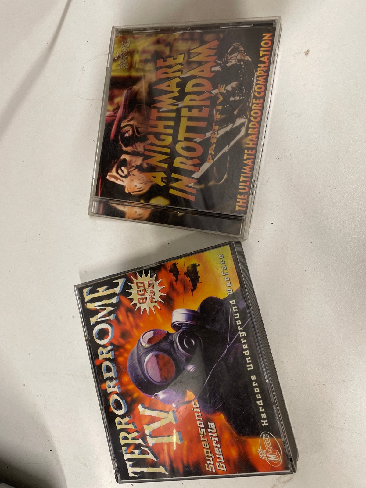 Hardcore CD's: A Nightmare in Rotterdam & Terrordrome IV, Cd's en Dvd's, Cd's | Dance en House, Ophalen of Verzenden, Gebruikt