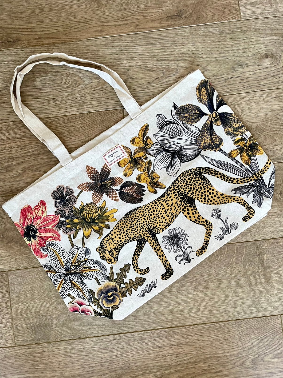 Sézane Inoui Editions tas met luipaard print nieuw, Sieraden, Tassen en Uiterlijk, Tassen | Damestassen, Ophalen of Verzenden