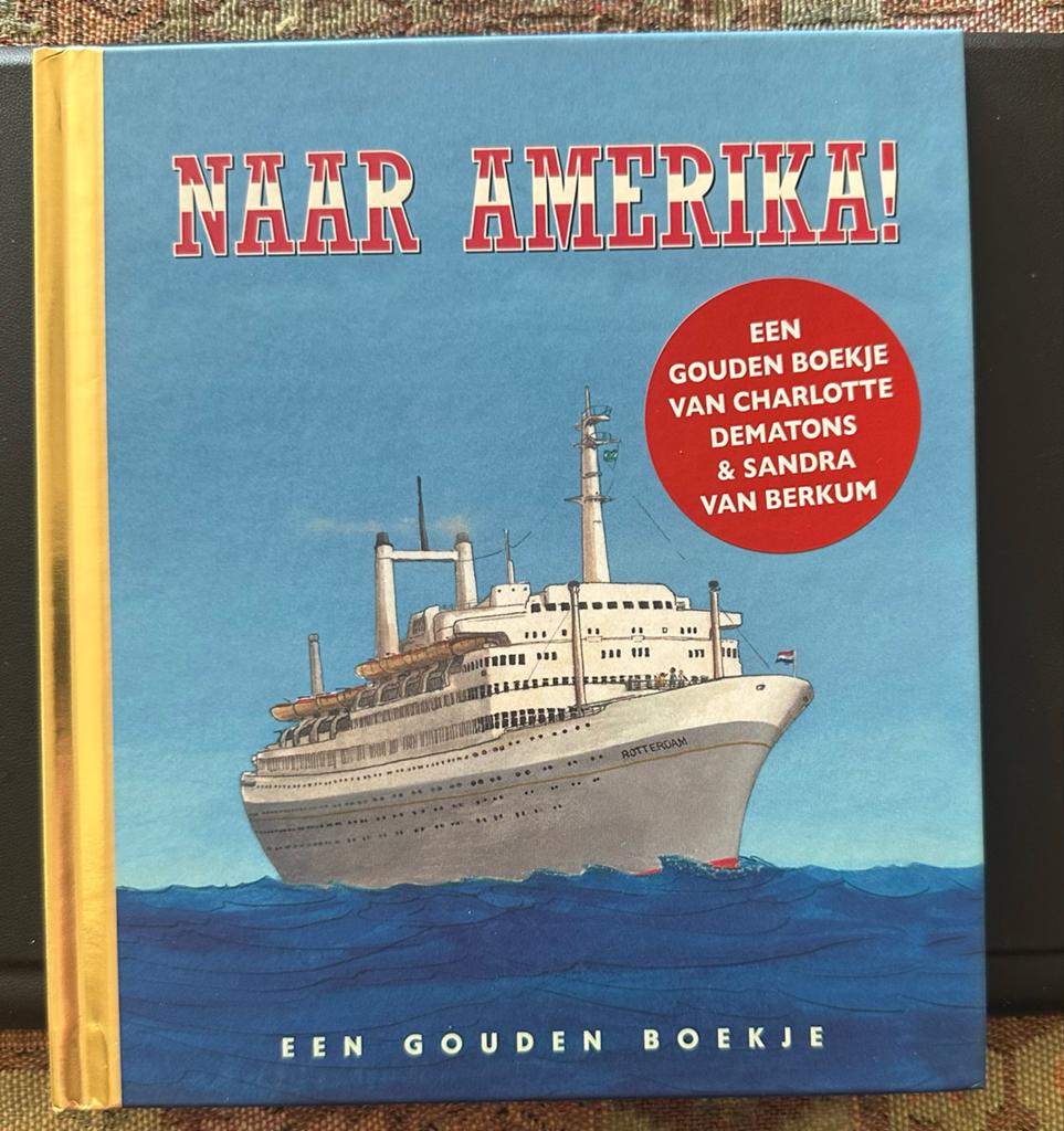 Naar Amerika! Gouden Boekje - Sandra van Berkum, Ophalen of Verzenden, Zo goed als nieuw, Fictie algemeen