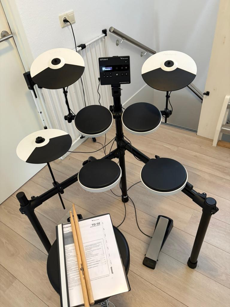 Roland TD-02K v-drum, Muziek en Instrumenten, Drumstellen en Slagwerk, Ophalen, Zo goed als nieuw, Roland, Elektronisch