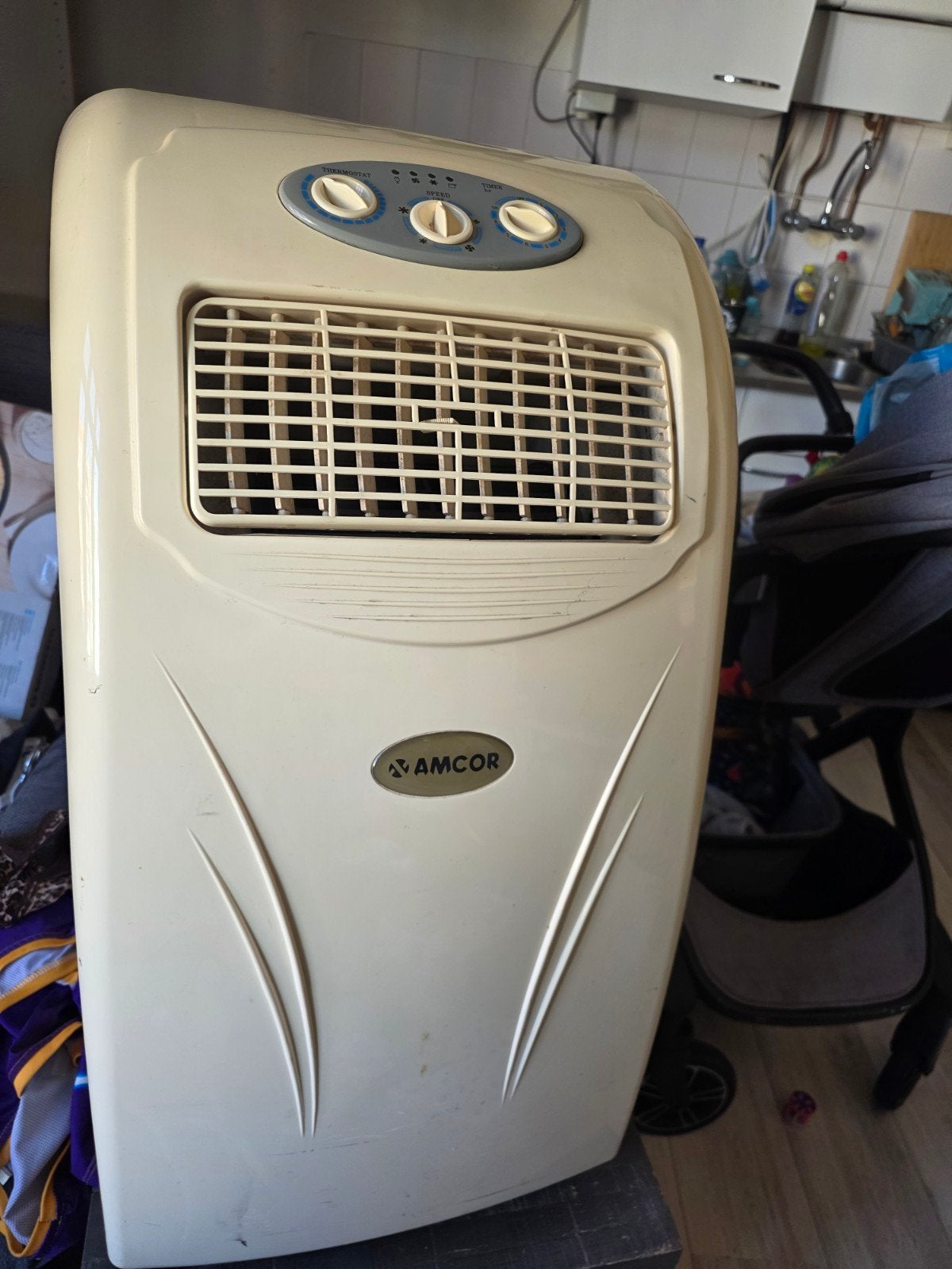 Amcor Mobiele Airco AC-7200M - Draagbare Airconditioner, Witgoed en Apparatuur, Airco's, Ophalen, Mobiele airco, 3 snelheden of meer