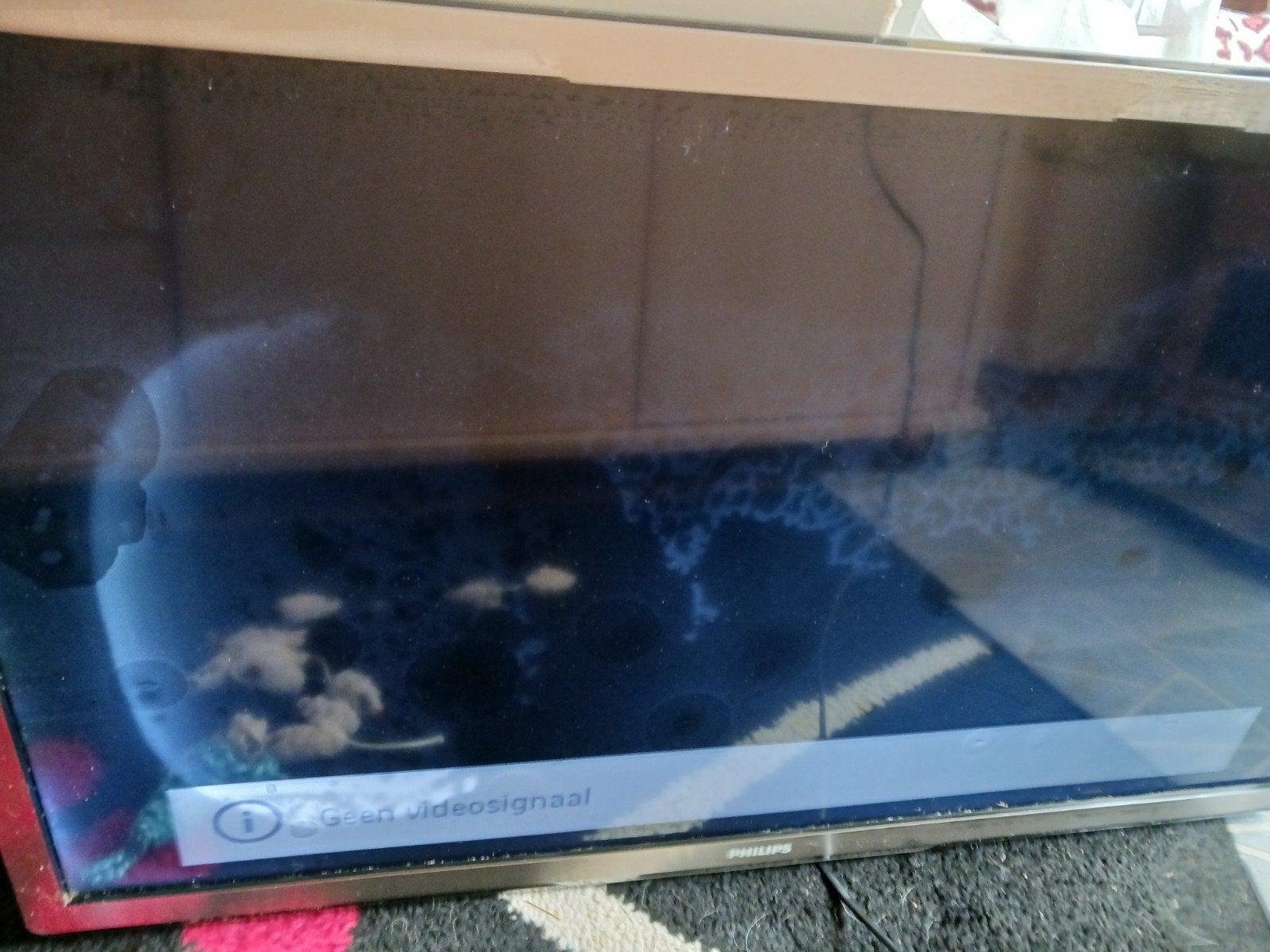 Te koop Philips tv 40 inch, Ophalen, Gebruikt, Vrijstaande haard, Elektrische haard