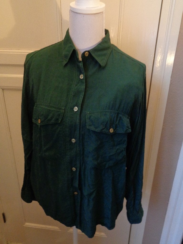 BENNETON groene blouse:mt 44., Kleding | Dames, Benetton, Maat 42/44 (L), Ophalen of Verzenden, Zo goed als nieuw