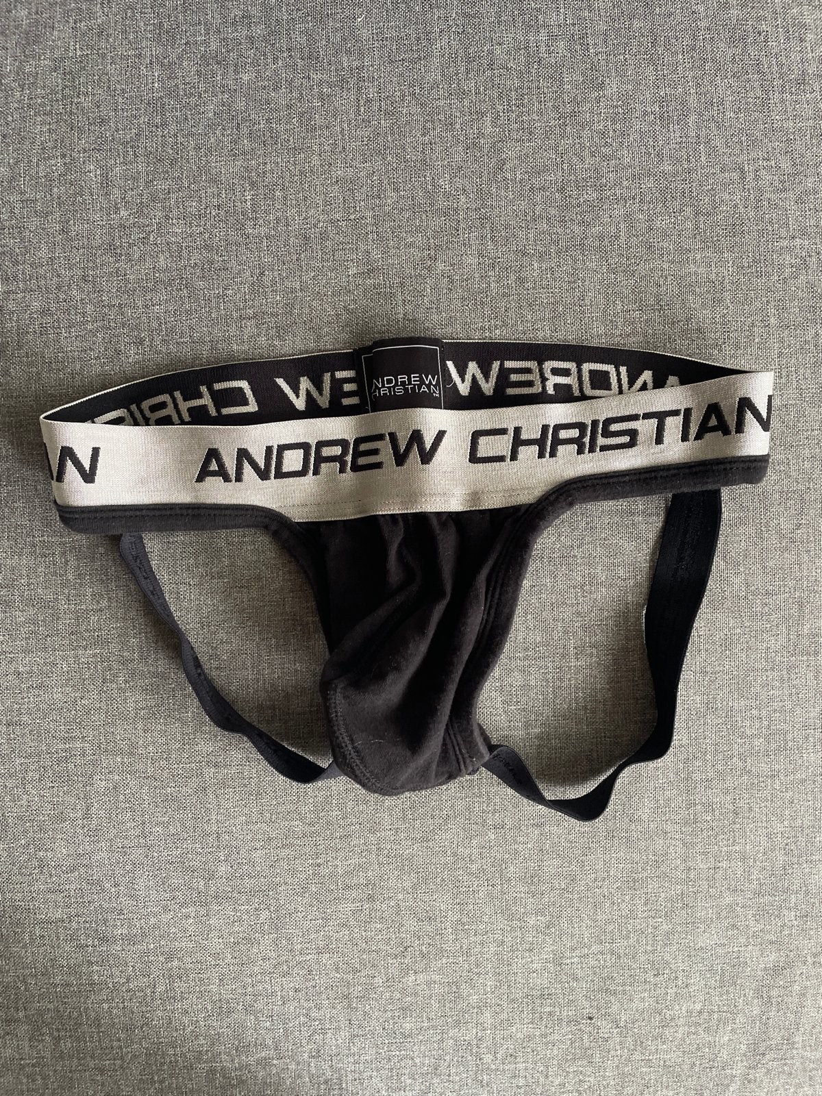 Andrew Christian Jockstring Zwart - S, Kleding | Heren, Verzenden, Zwart, Slip