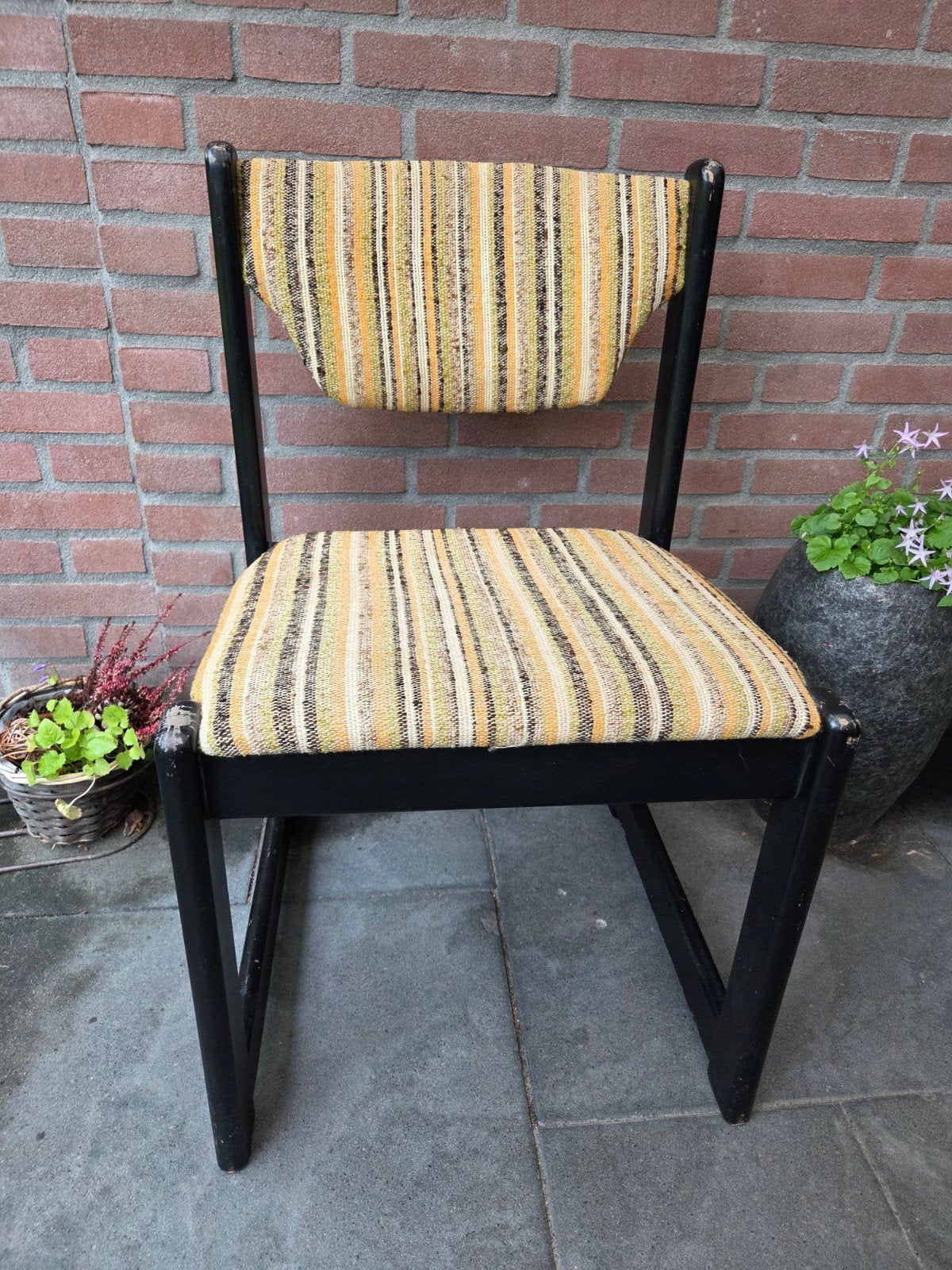 Vintage, jaren 70 eetkamerstoelen, Ophalen