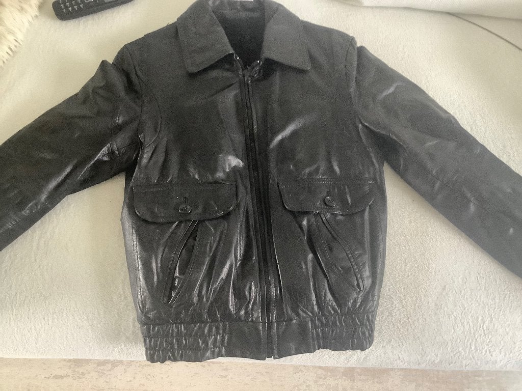 Nieuw Lederen dames jack, Kleding | Dames, Jasjes, Kostuums en Pakken, Zwart, Nieuw, Ophalen of Verzenden, Jasje