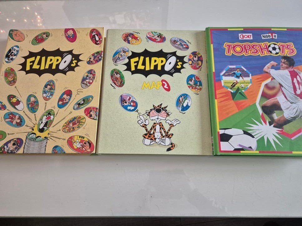 Complete Flippo Verzameling - Nostalgie uit de Jaren '90, Ophalen of Verzenden, Griezel, Verzameling, Met verzamelmap(pen)