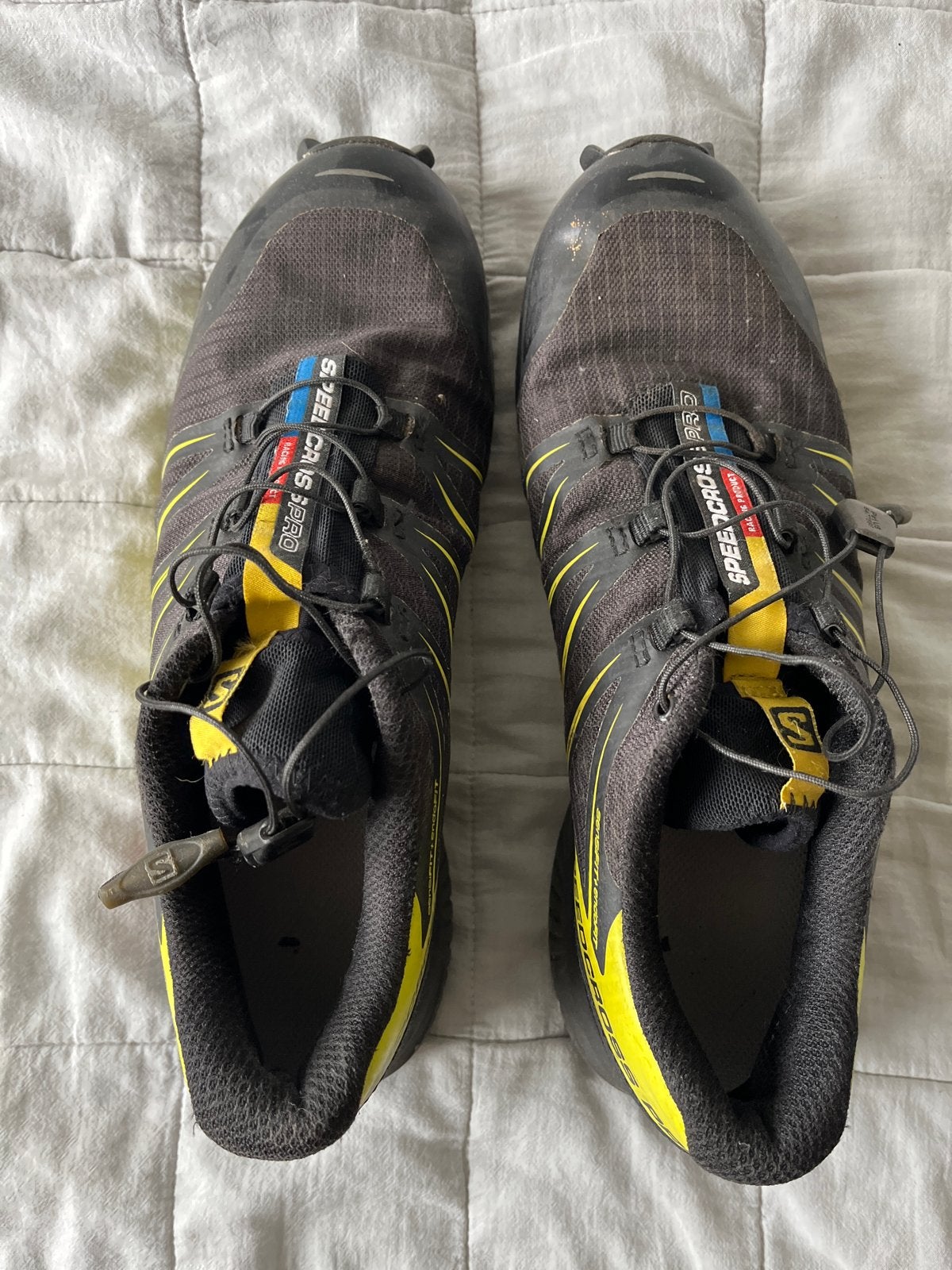 Salomon Speedcross 41 1/3 Trailrunning Schoenen, Verzenden, Gedragen, Zwart, Sportschoenen