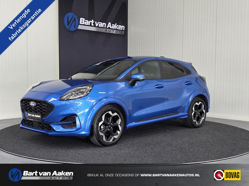 Ford Puma 1.0 155PK Hybrid ST-Line X 360Camera B&O Adaptive, Auto's, Automatische klimaatregeling, Met garantie (alle), Blauw
