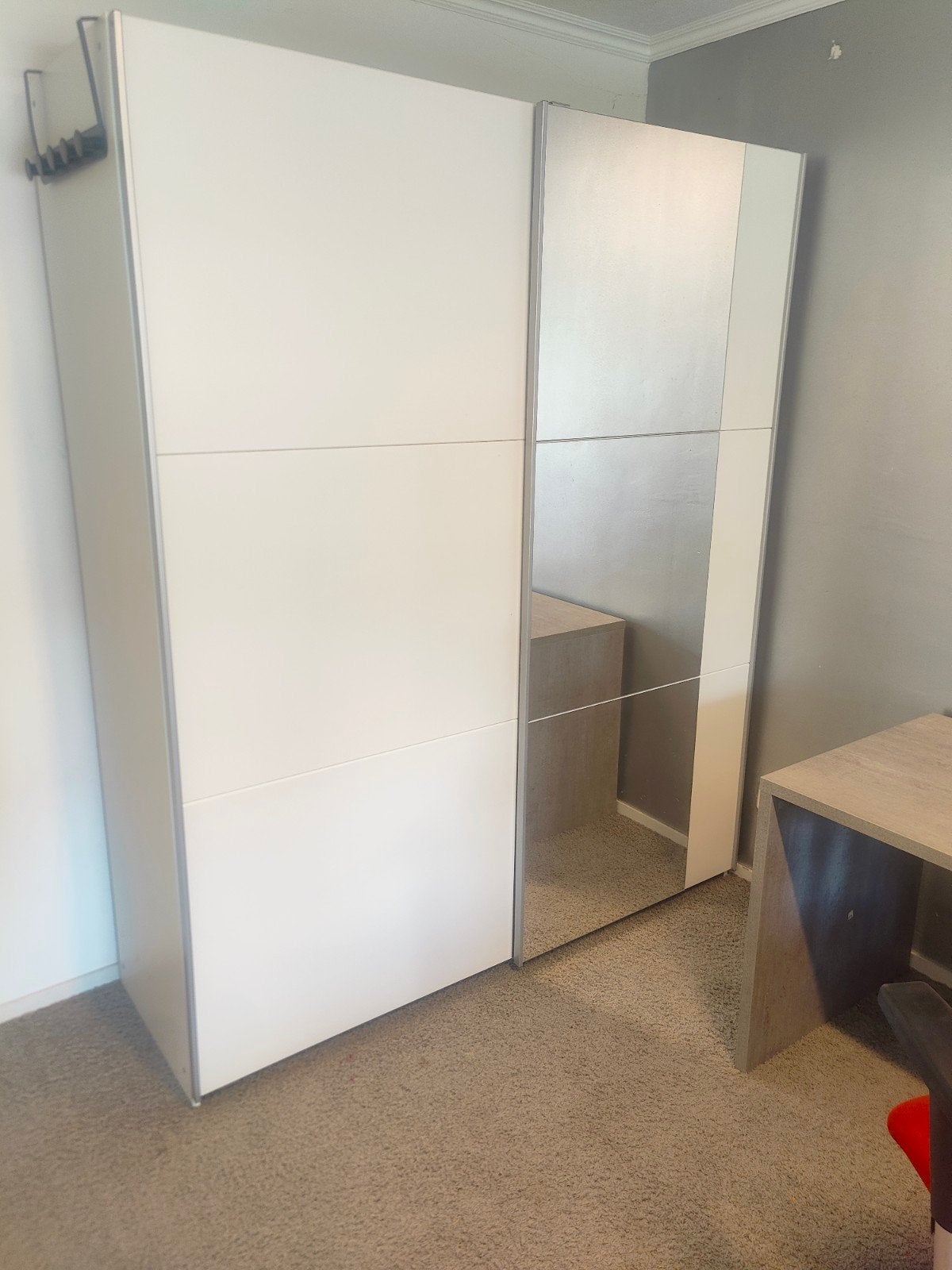 IKEA PAX Kledingkast met spiegeldeur, Huis en Inrichting, Ophalen, Met deur(en), 200 cm of meer, 150 tot 200 cm