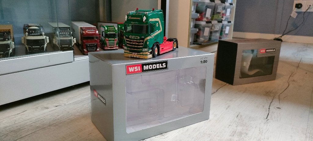 Wsi Scania lemmens, Ophalen of Verzenden, Zo goed als nieuw, Bus of Vrachtwagen, Wsi