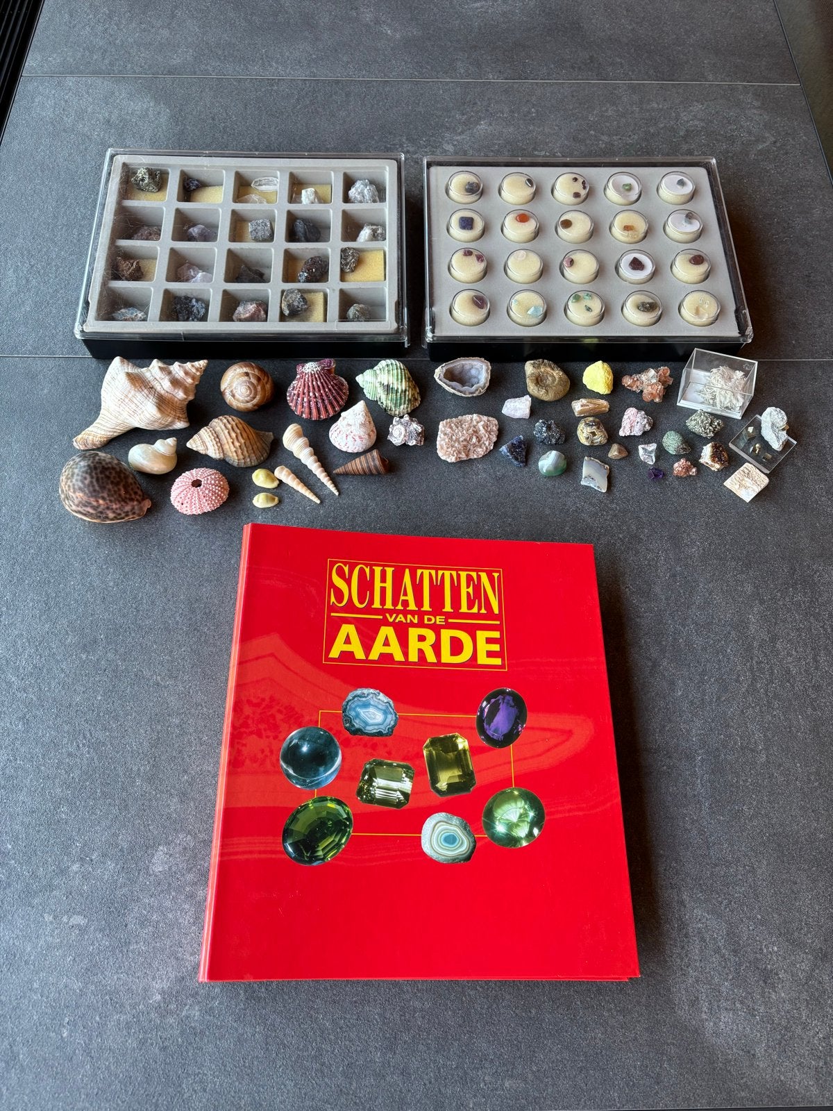 Grote verzameling mineralen, edelstenen en schelpen, Ophalen, Mineraal