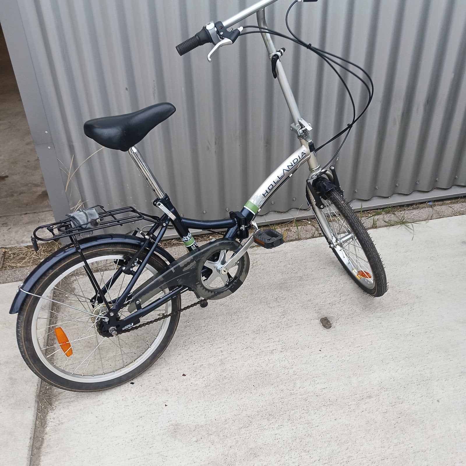 Hollandia vouwfiets - Compact en handig, Overige merken, 20 inch of meer, Gebruikt, Velgrem