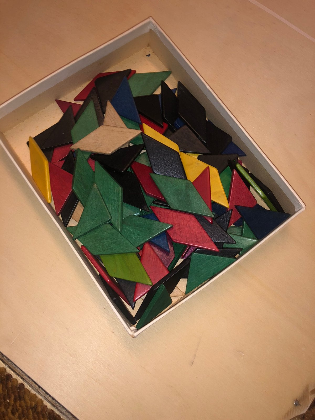 Vintage tangram set, Antiek en Kunst, Ophalen of Verzenden