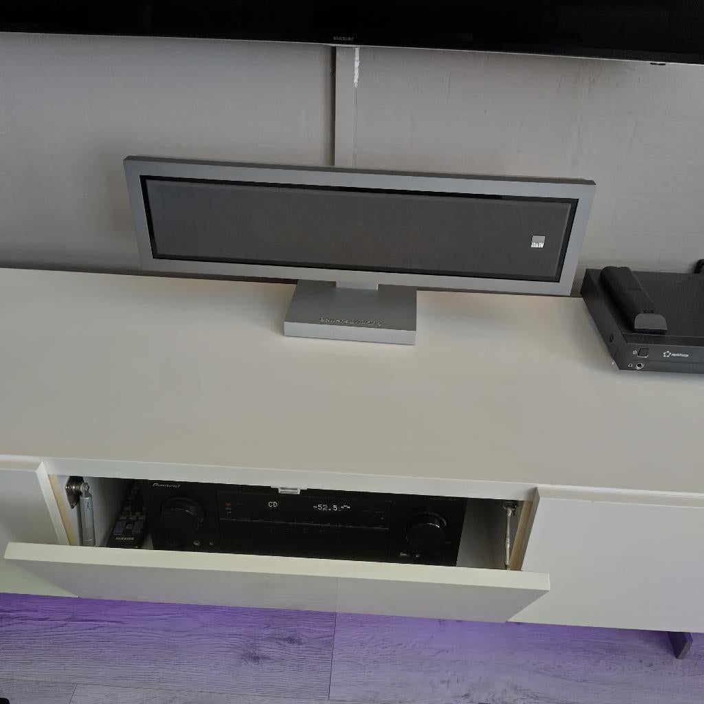 Centerspeaker + Surround speaker B&W, Ophalen, Gebruikt, 60 tot 120 watt, Bowers & Wilkins (B&W)