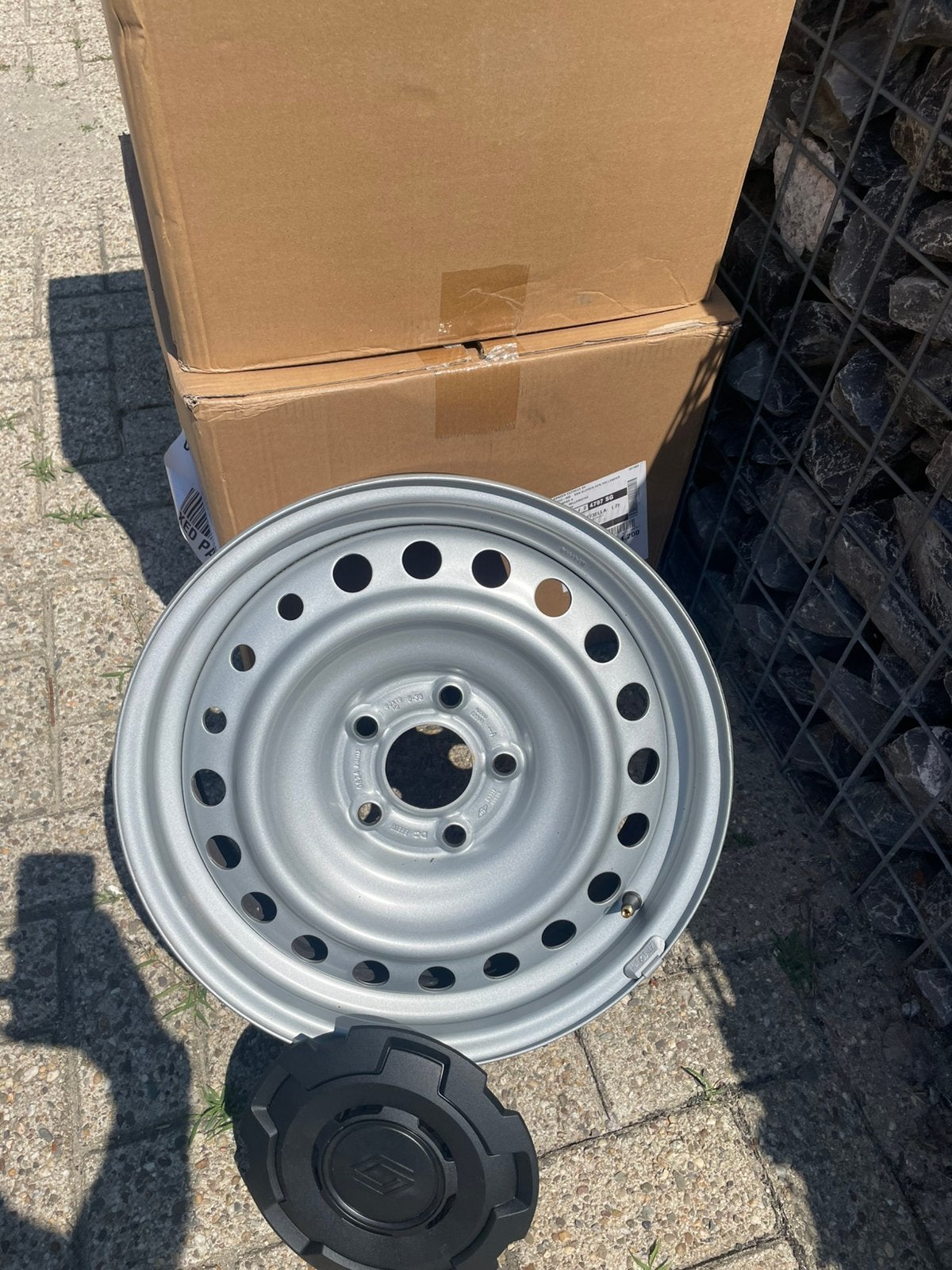 Stalen velgenset 403005229R voor Renault Kangoo III, Ophalen, Overige, Bestelwagen, Velg(en)