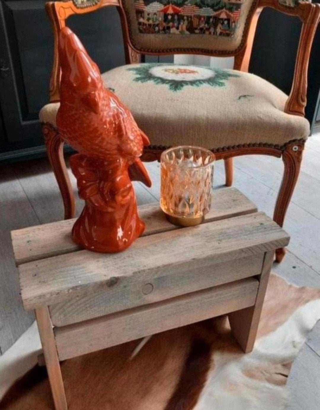 Stoer & Sober nieuwe houten kruk, Huis en Inrichting, Ophalen of Verzenden, Nieuw, Hout