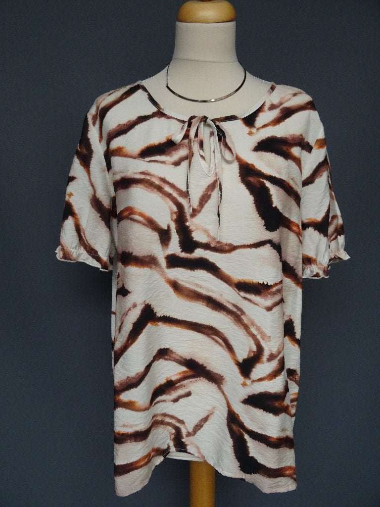 YEST maat 42, tuniekblouse., Bruin, Maat 42/44 (L), Ophalen of Verzenden, Zo goed als nieuw