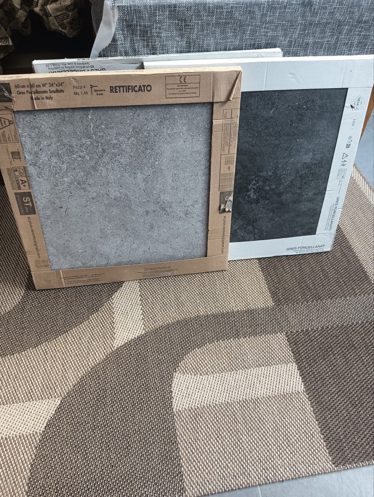 Vloertegels 60x60 cm - Nieuw in doos, Doe-het-zelf en Verbouw, Tegels, 60 cm of meer, Nieuw, Ophalen of Verzenden, Minder dan 5 m²