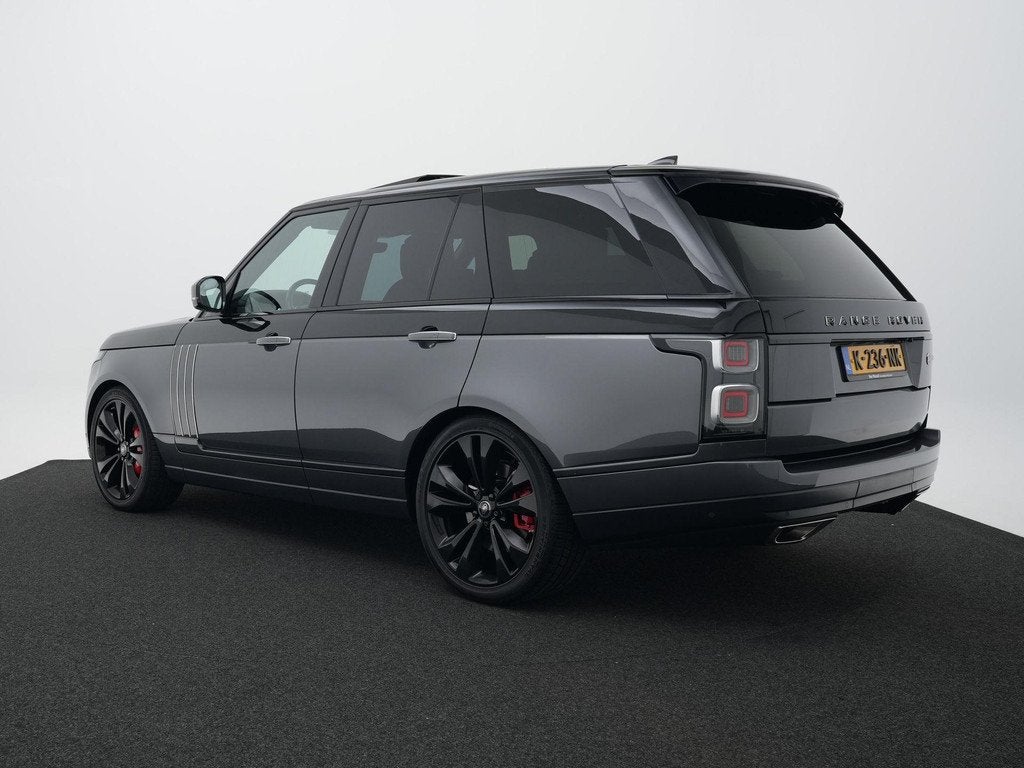 Land Rover Range Rover 5.0 V8 SC SVAutobiography Dynamic | N, Auto's, Land Rover, Automaat, 12 maanden, Zwart, Leder