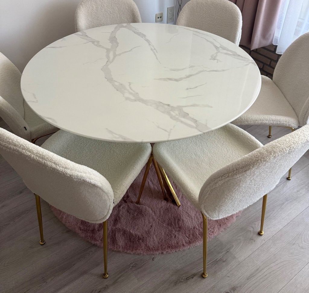 Stoelen, Ophalen, Gebruikt, Wit, Stof