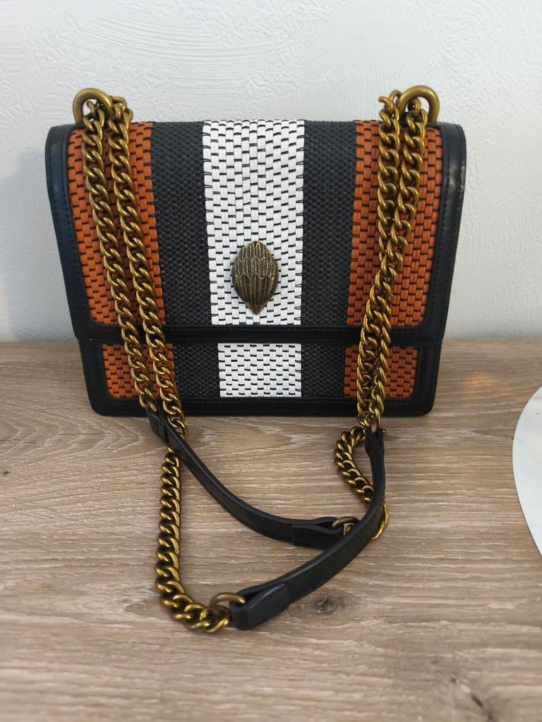 Kurt Geiger shoreditch crossbody tas, Ophalen of Verzenden, Zo goed als nieuw, Zwart, Schoudertasje