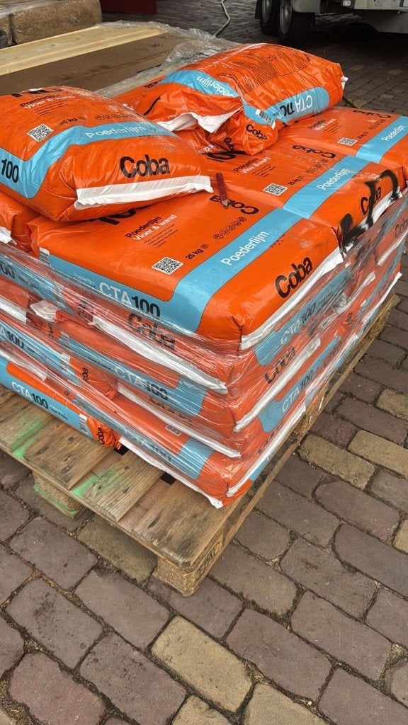 Coba CTA100 poederlijm 25 kg – vloer & wand – €21,50 per zak, Tegelzetten