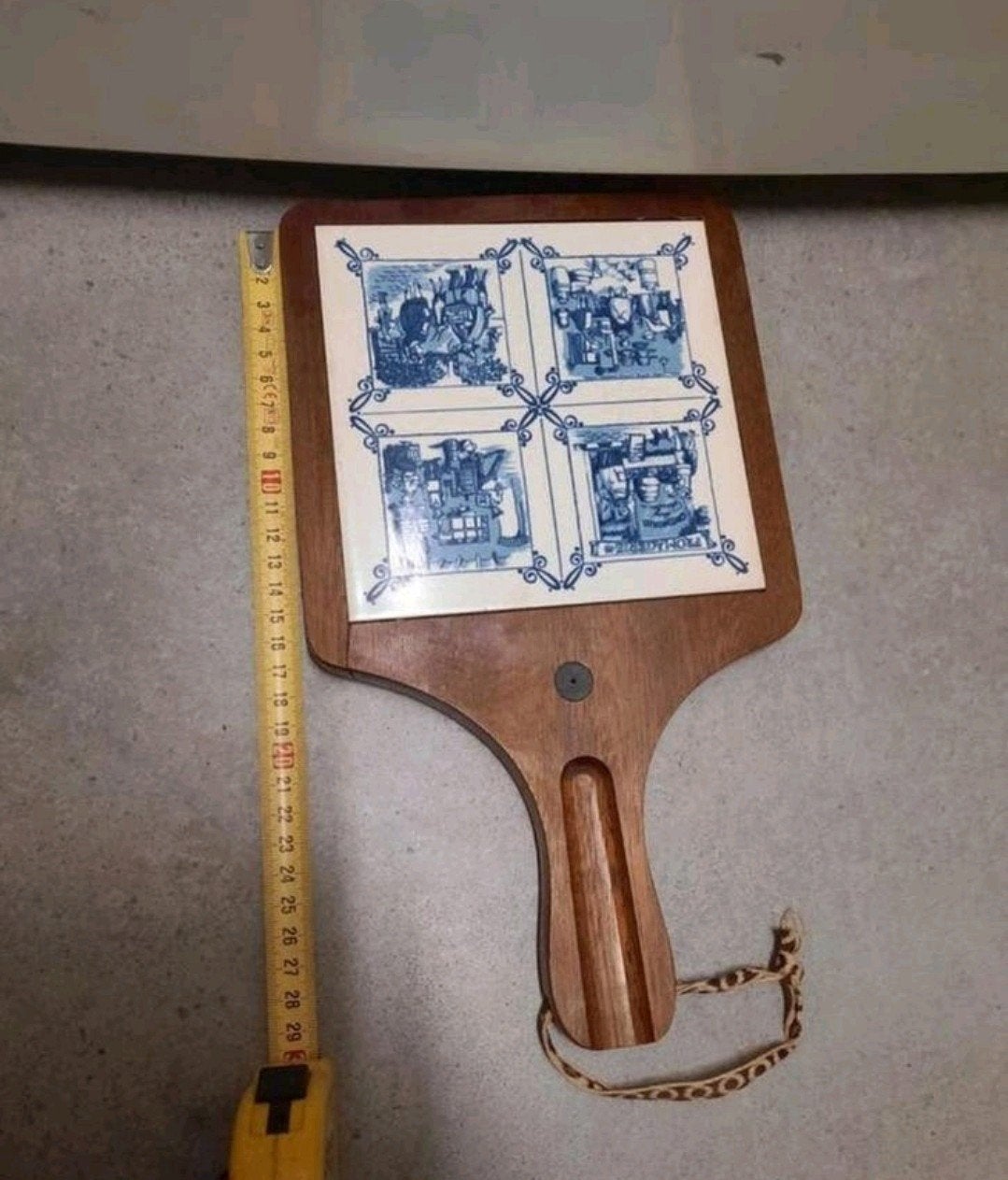 Kaasplankje worstplankje serveerplank 1950 vintage, Ophalen of Verzenden, Gebruikt, Rechthoekig