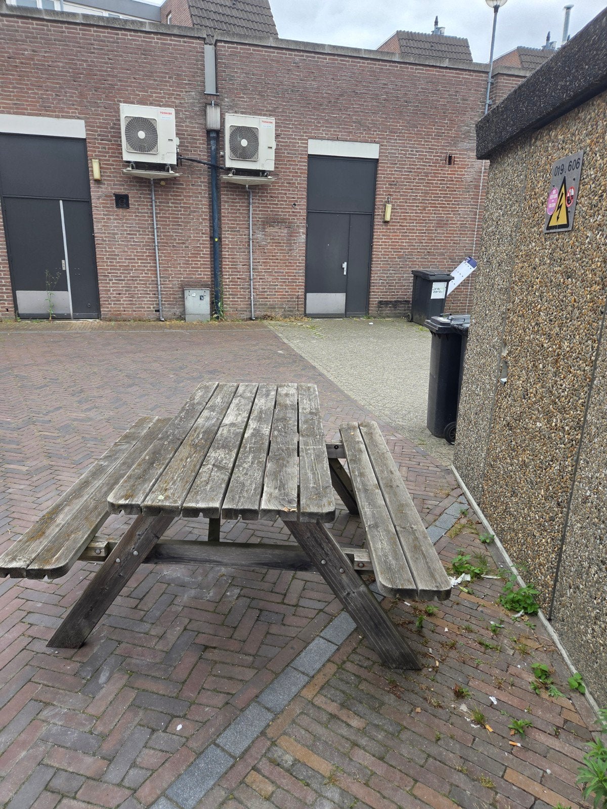 Tuinbank, Ophalen, Gebruikt