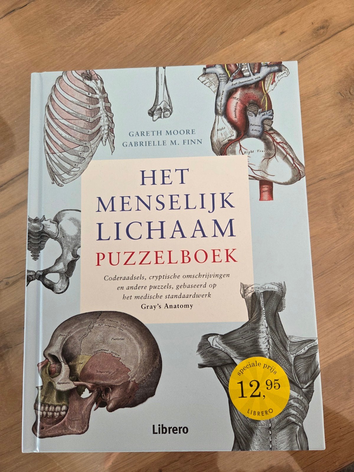 Het Menselijk Lichaam Puzzelboek - Gray's Anatomy, Ophalen of Verzenden, Zo goed als nieuw, Gareth Moore, Gabrielle M. Finn, Natuurwetenschap