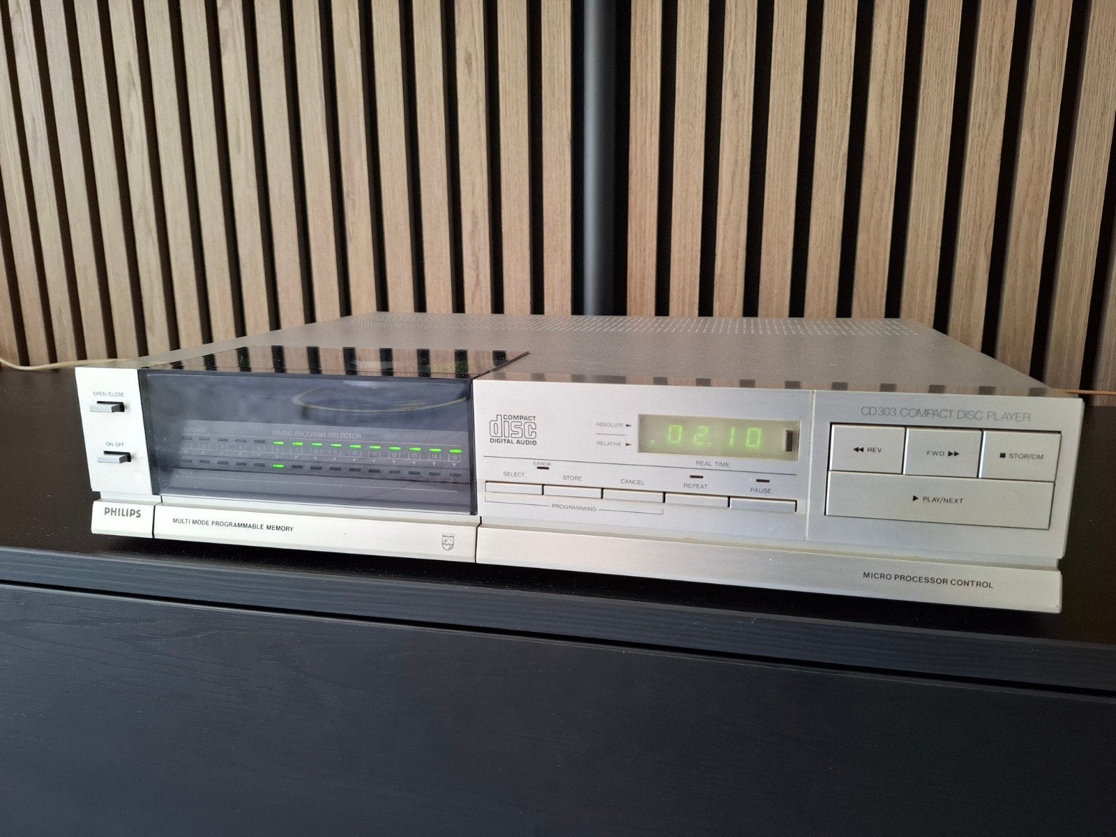 Philips CD303 CD speler vintage, Ophalen of Verzenden, Gebruikt, Philips