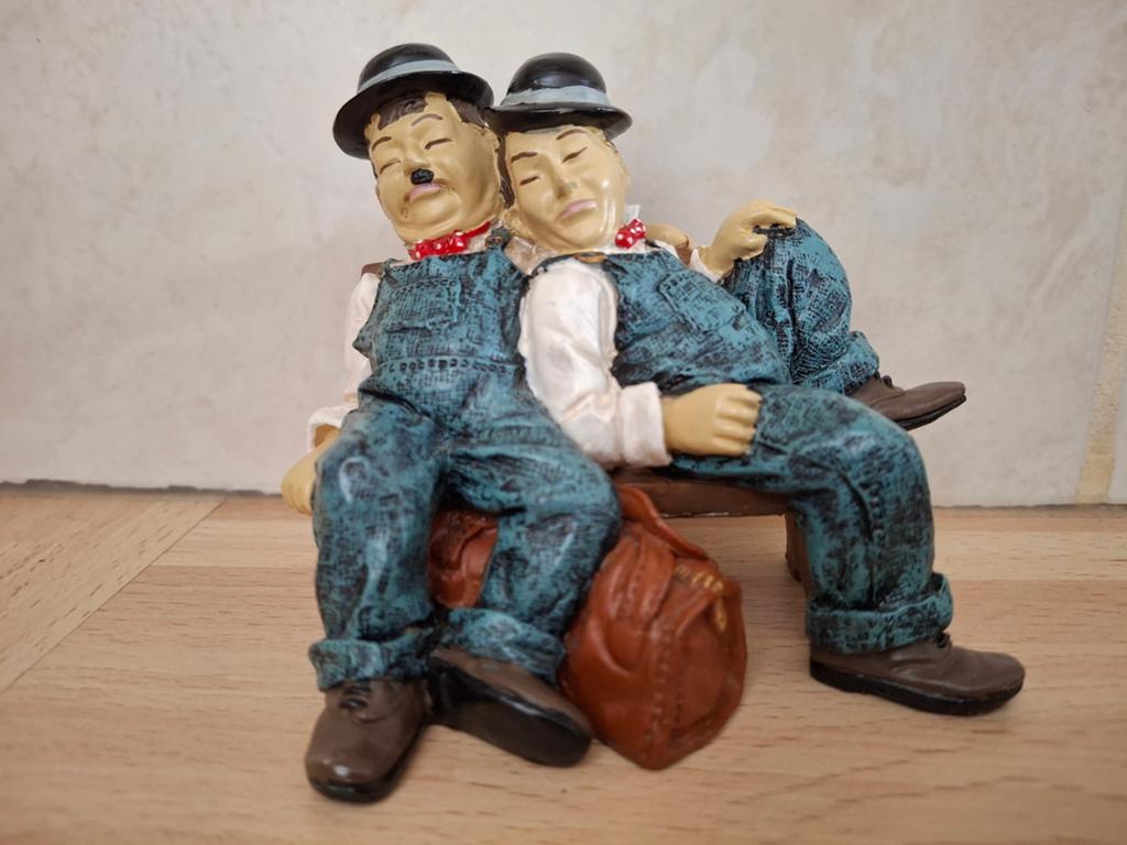 De dikke en de dunne / Laurel en Hardy, Verzamelen, Beelden en Beeldjes, Ophalen of Verzenden, Gebruikt