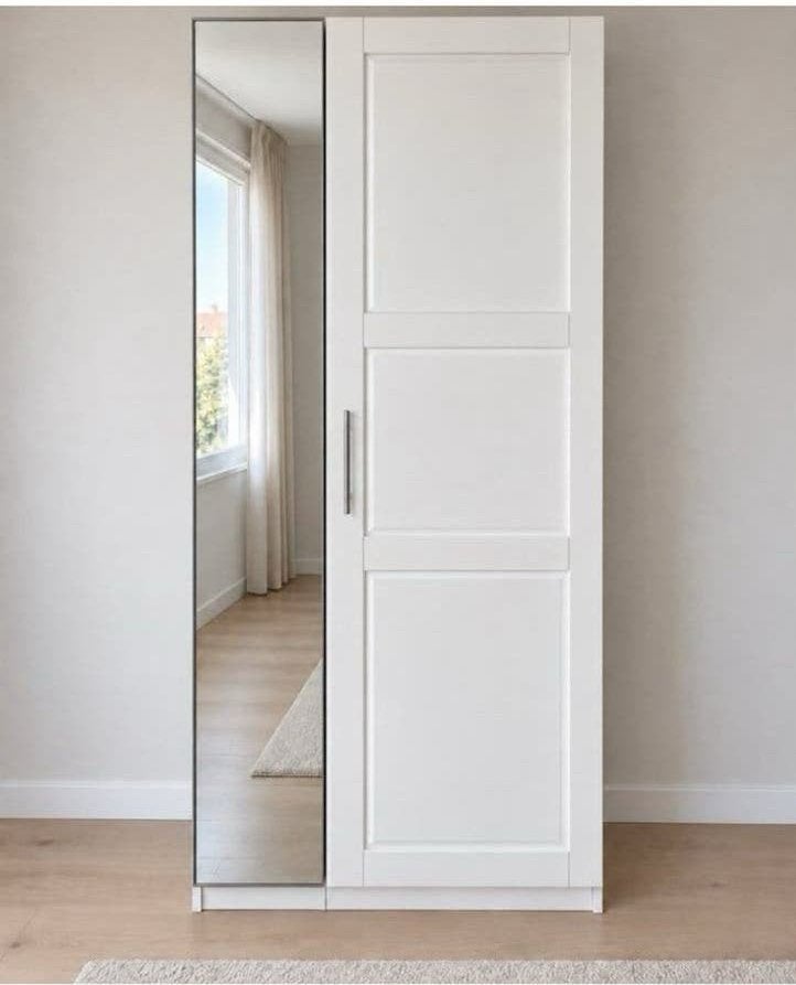 Ikea pax 75cm x 201cm met spiegel, Ophalen, 50 tot 100 cm, Zo goed als nieuw, 150 tot 200 cm