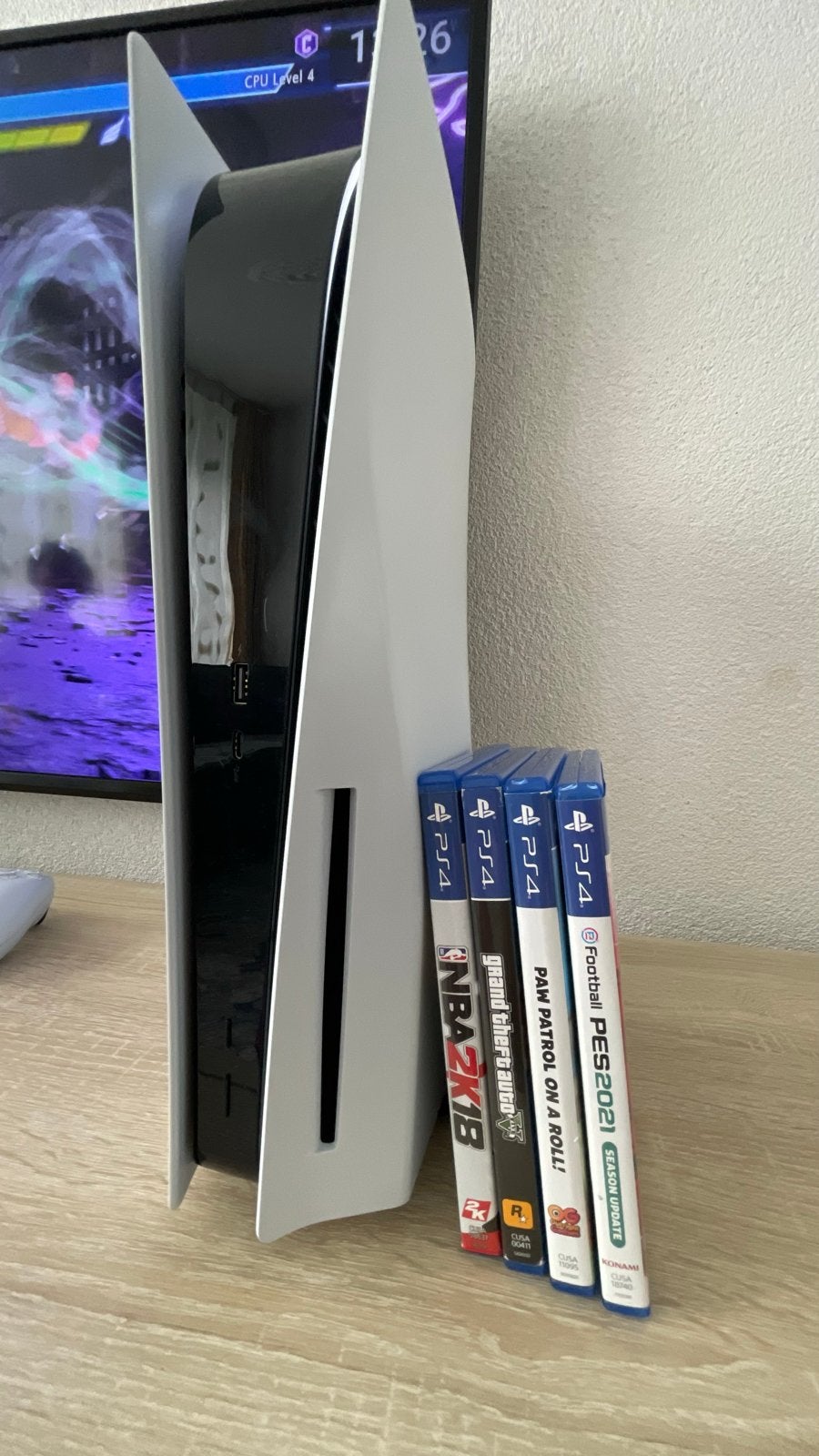 PlayStation 5 Disc Edition met 2 controllers en games, Spelcomputers en Games, Ophalen, Zo goed als nieuw, Playstation 5